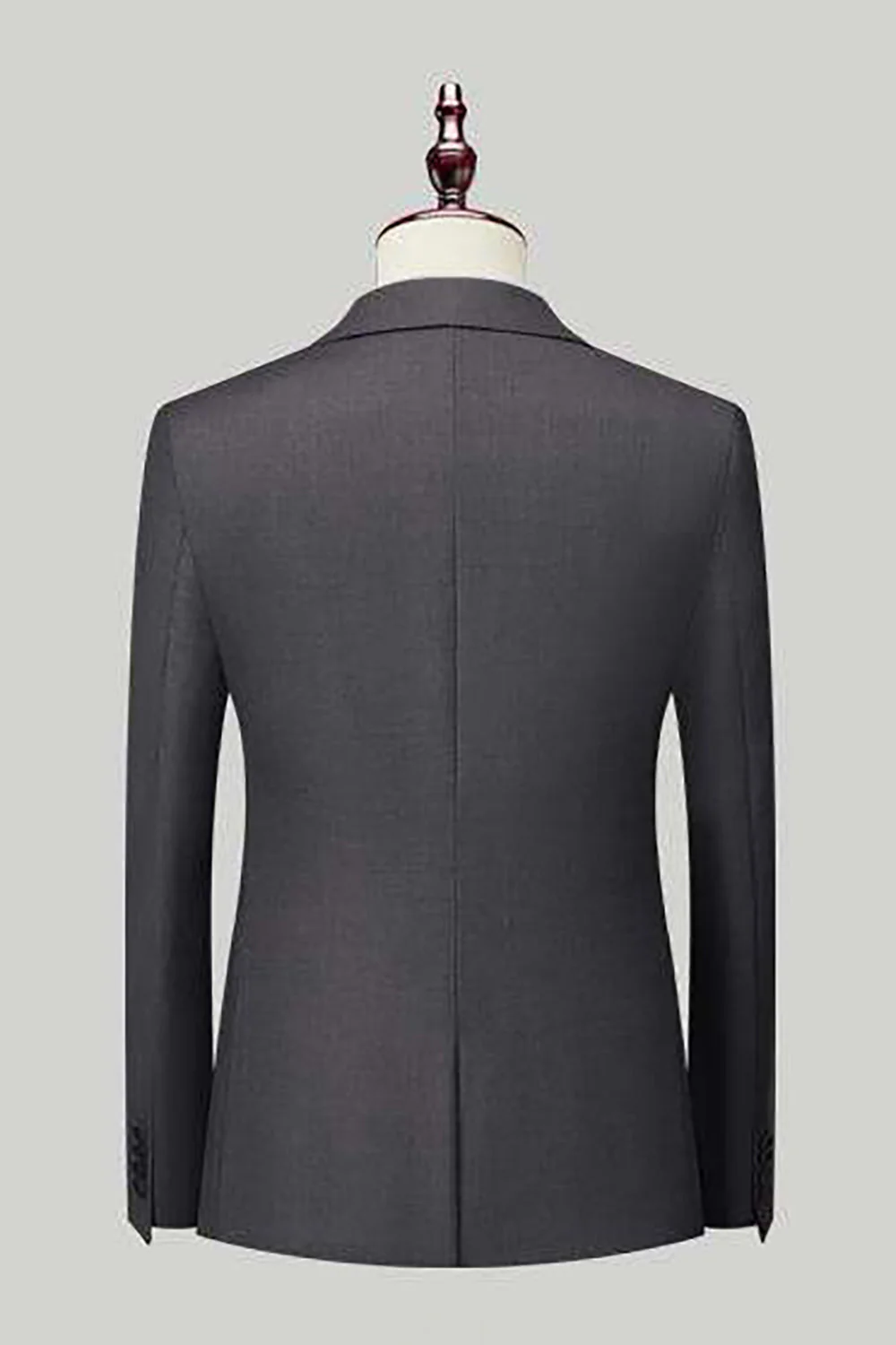 Black 3-Piece One Button Prom Suits - Image 4