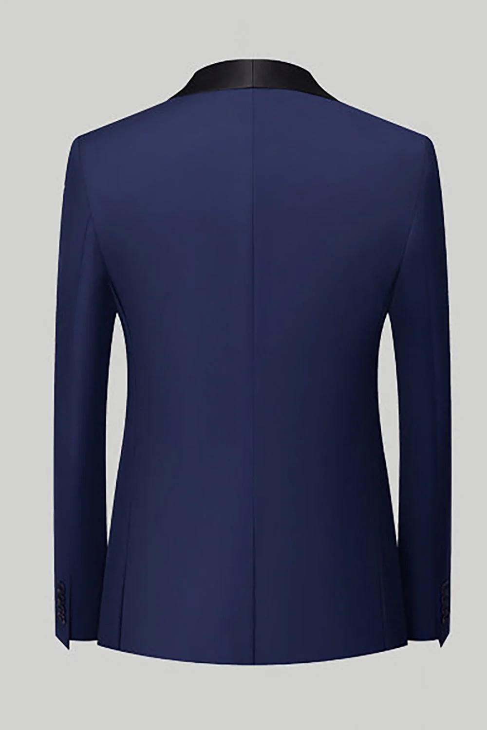Black 3 Piece Shawl Lapel Men Suits - Image 11