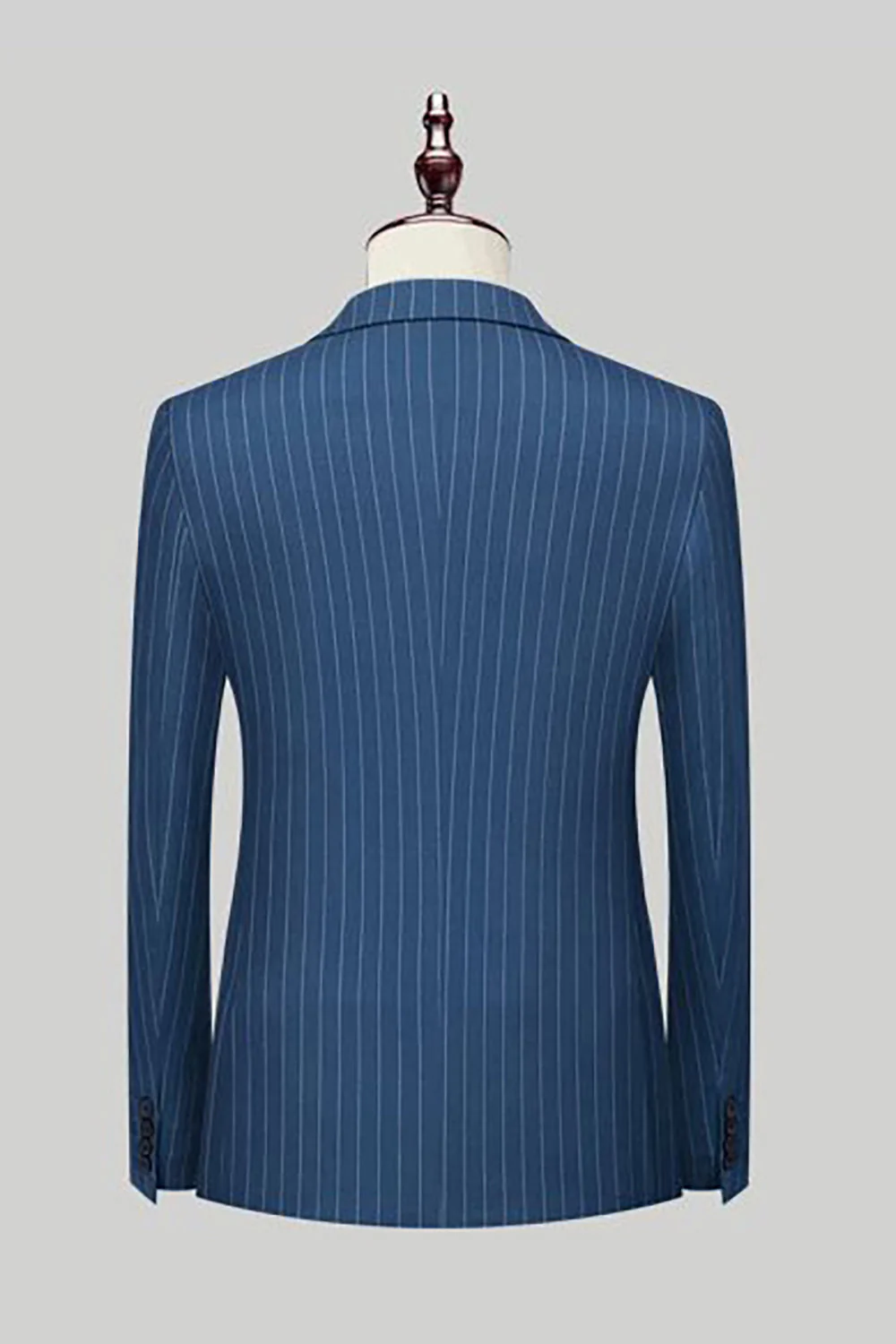 Black Peak Lapel 2 Piece Men Suits - Image 12