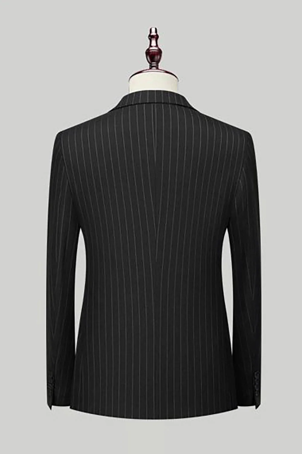 Black Peak Lapel 2 Piece Men Suits - Image 4