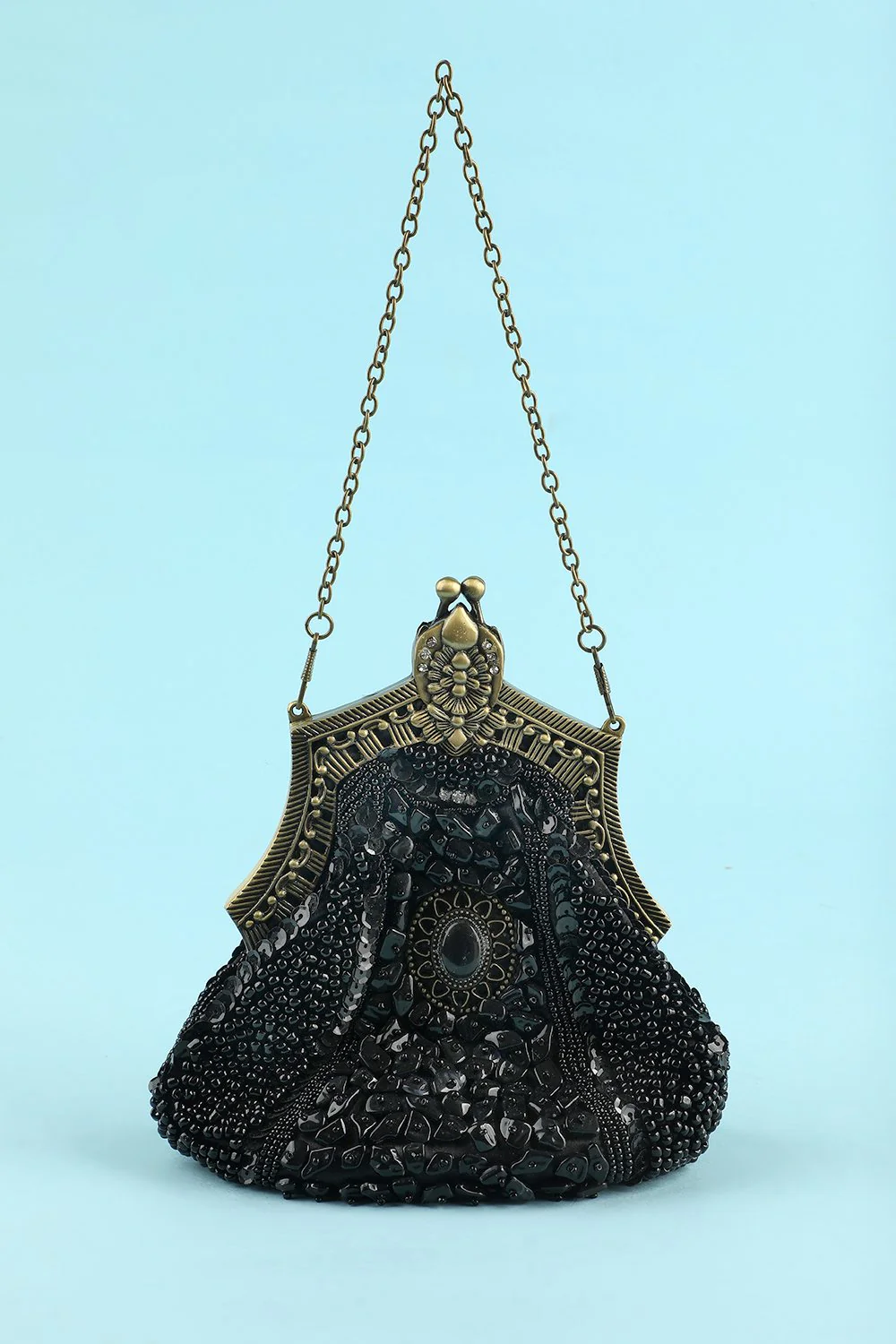Black Vintage Evening Bag - Image 4